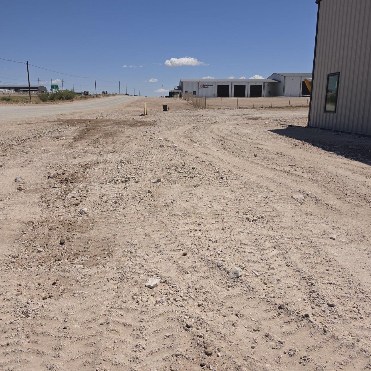 New office building construction