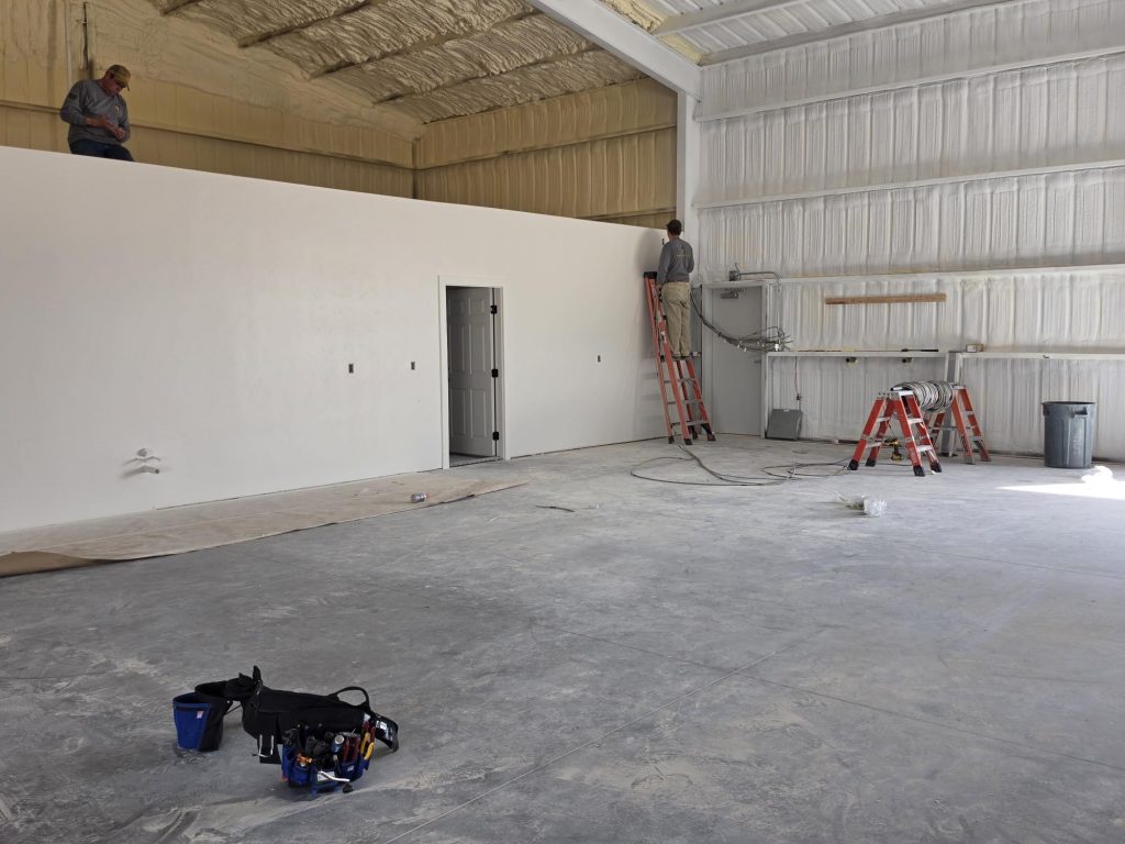 interior of new office building